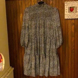 Animal print dress